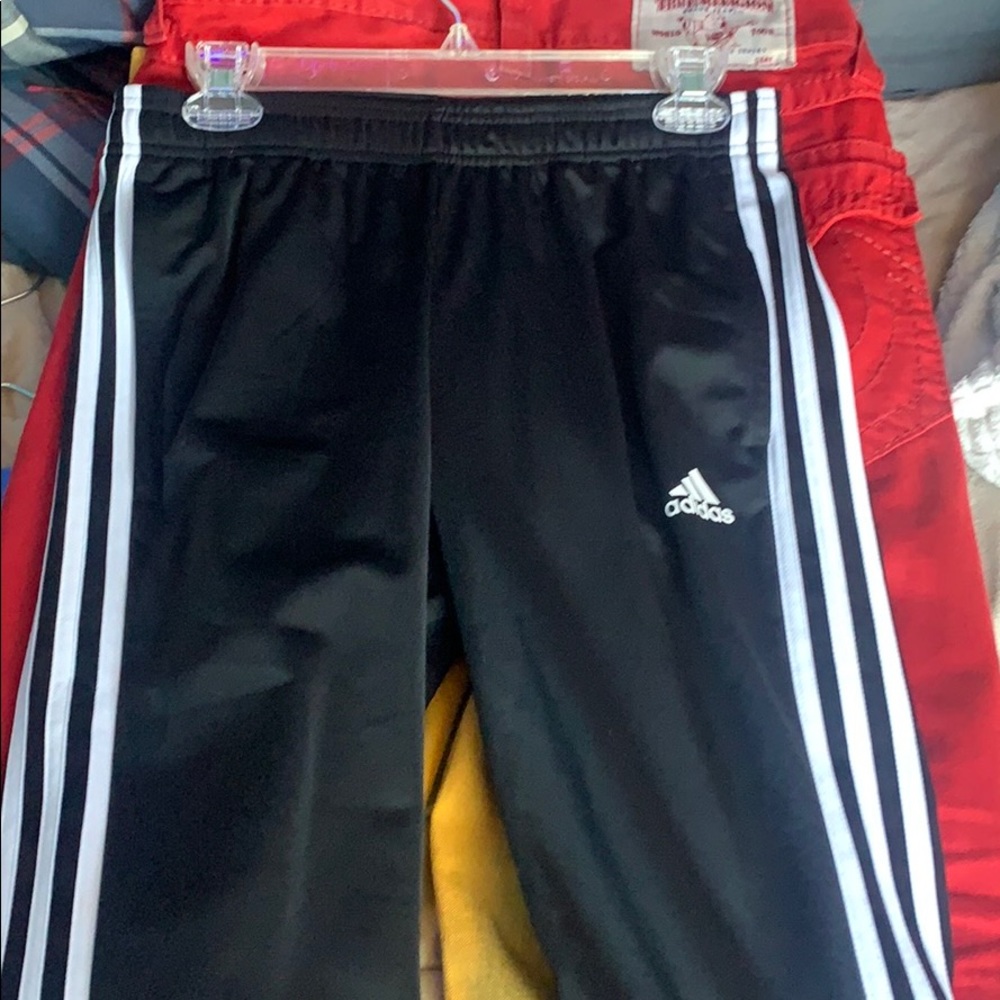 Adidas sweats.